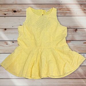 Yellow Peplum Kirra too SO CUTE!!!!
